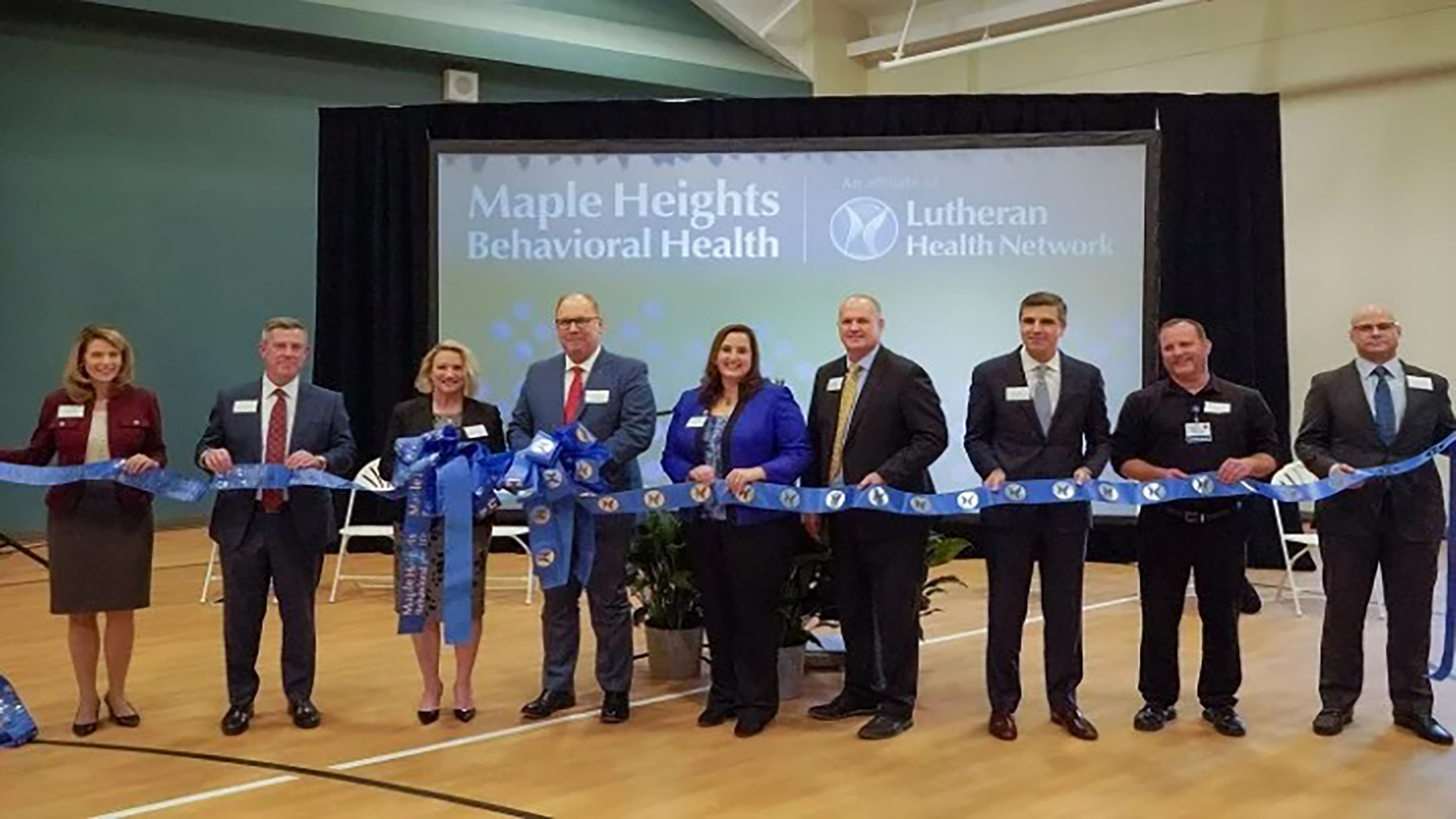 Maple Heights Behavioral Health Ribbon Tying Ceremony