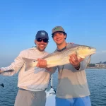 Chris Thorn and Intern Fishing