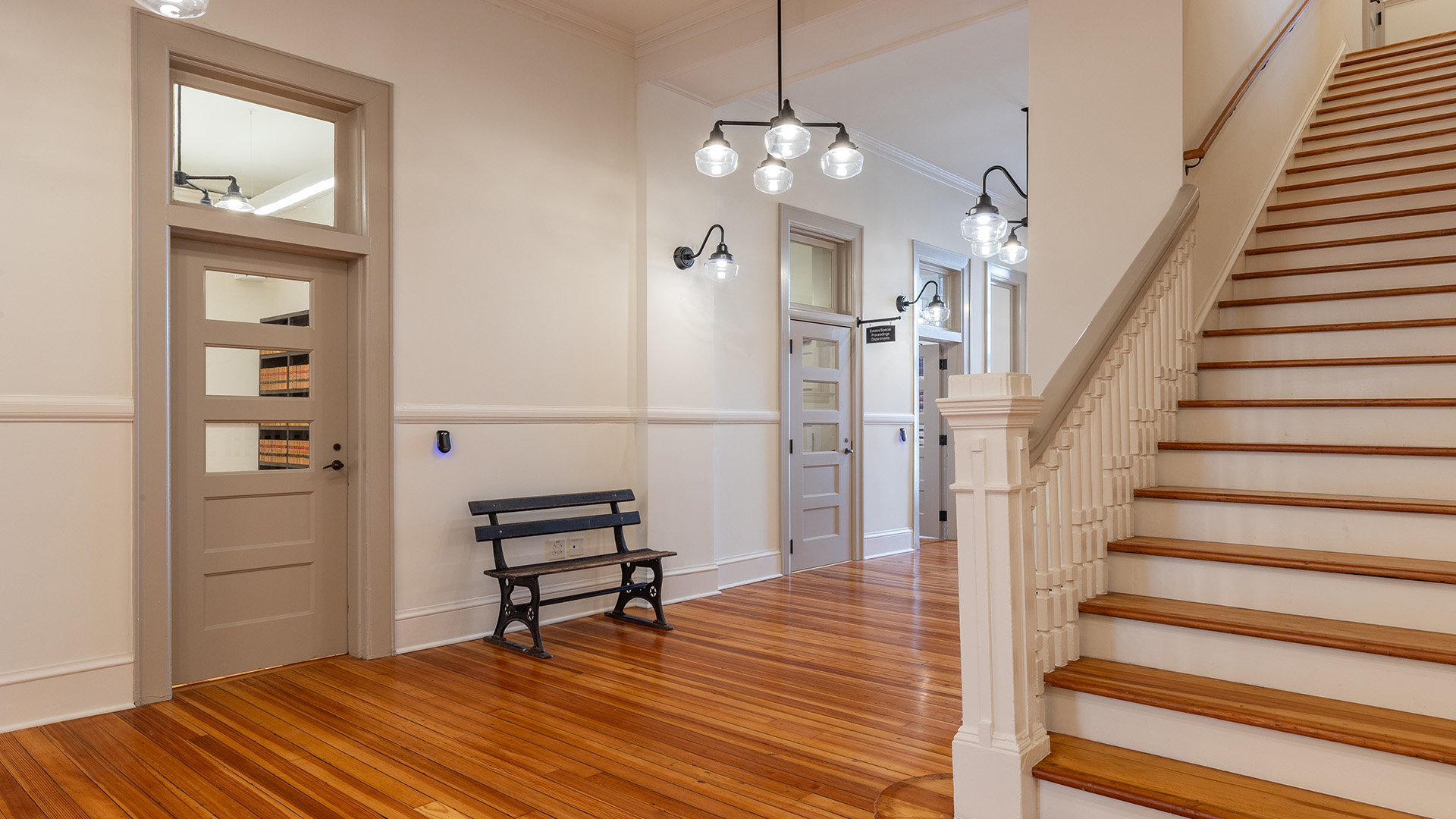 Columbus County Courthouse interior hallway