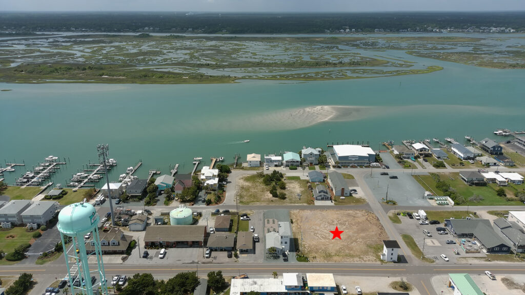 Topsail beach project site drone